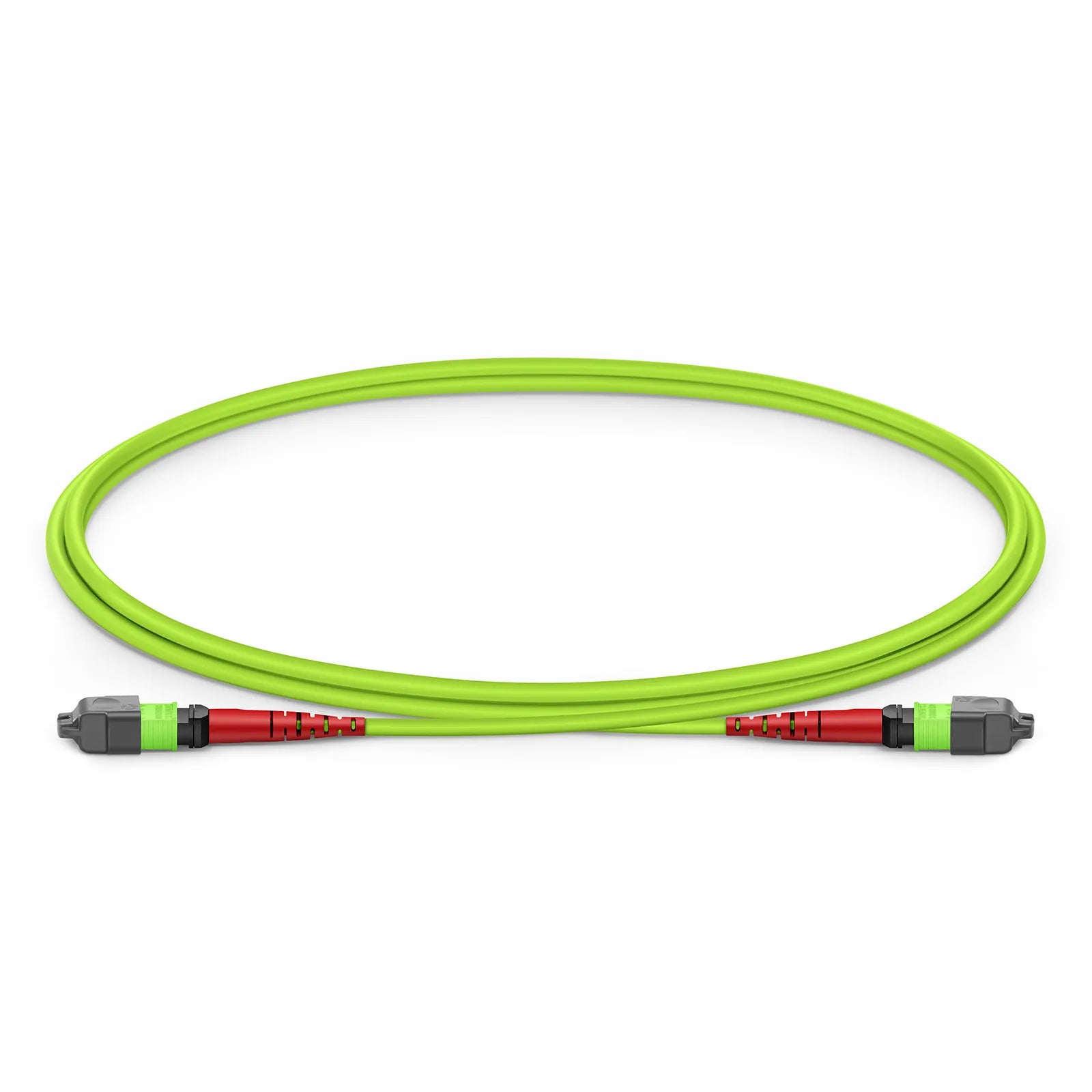 MTP® Jumper, MTP®-24 UPC (Female) to MTP®-24 UPC (Female), 24 Fibers, Multimode (OM4), Plenum (OFNP), 0.35dB Max, Type A