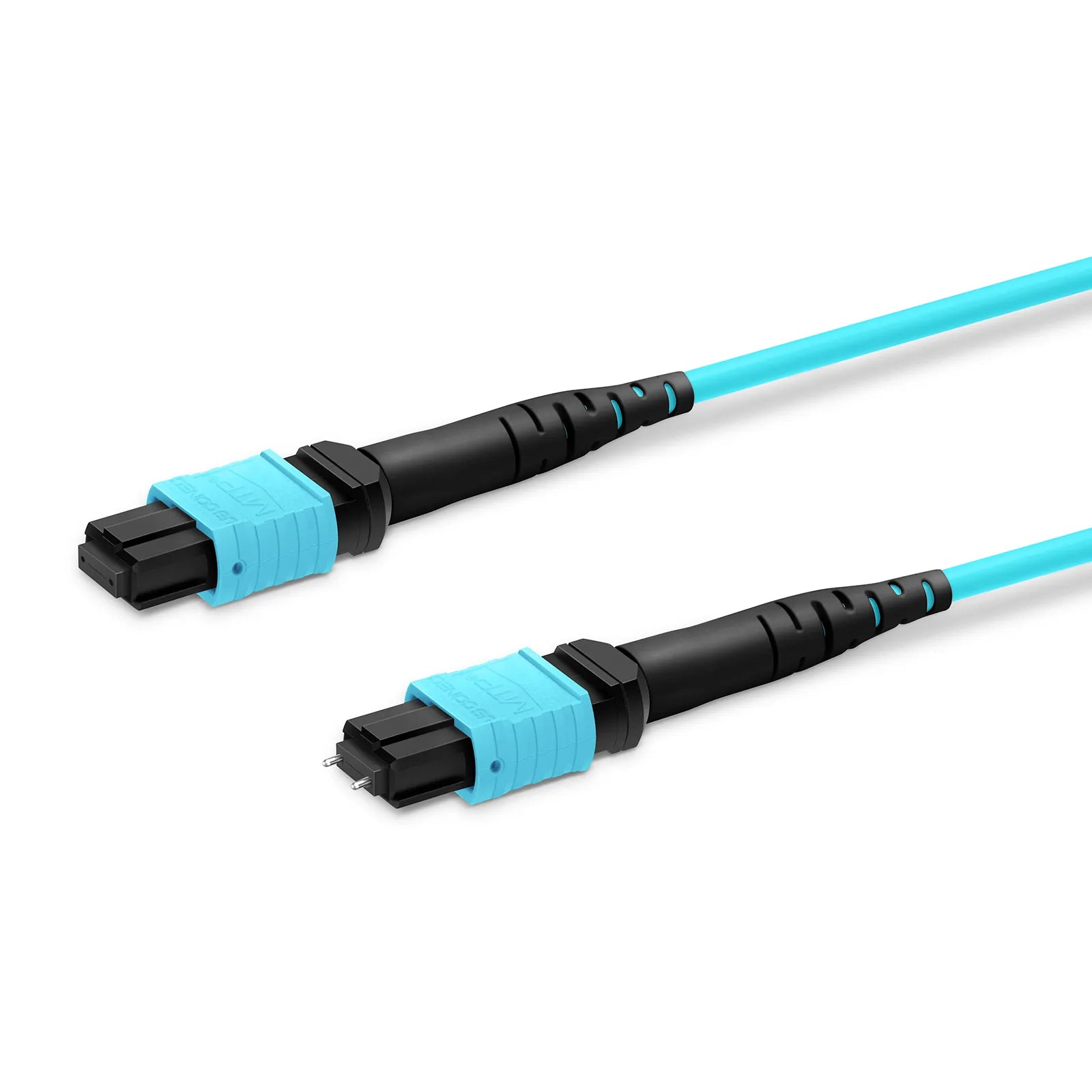 MTP® Jumper, MTP®-12 UPC (Female) to MTP®-12 UPC (Female), 12 Fibers, Multimode (OM3), Plenum (OFNP), 0.35dB Max, Type A