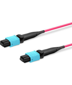 30m (98ft) MTP® Trunk Cable, MTP®-12 UPC (Female) to MTP®-12 UPC (Female), 48 Fibers, Multimode (OM4), Plenum (OFNP), 0.20dB Max, Type A, Double Jacket