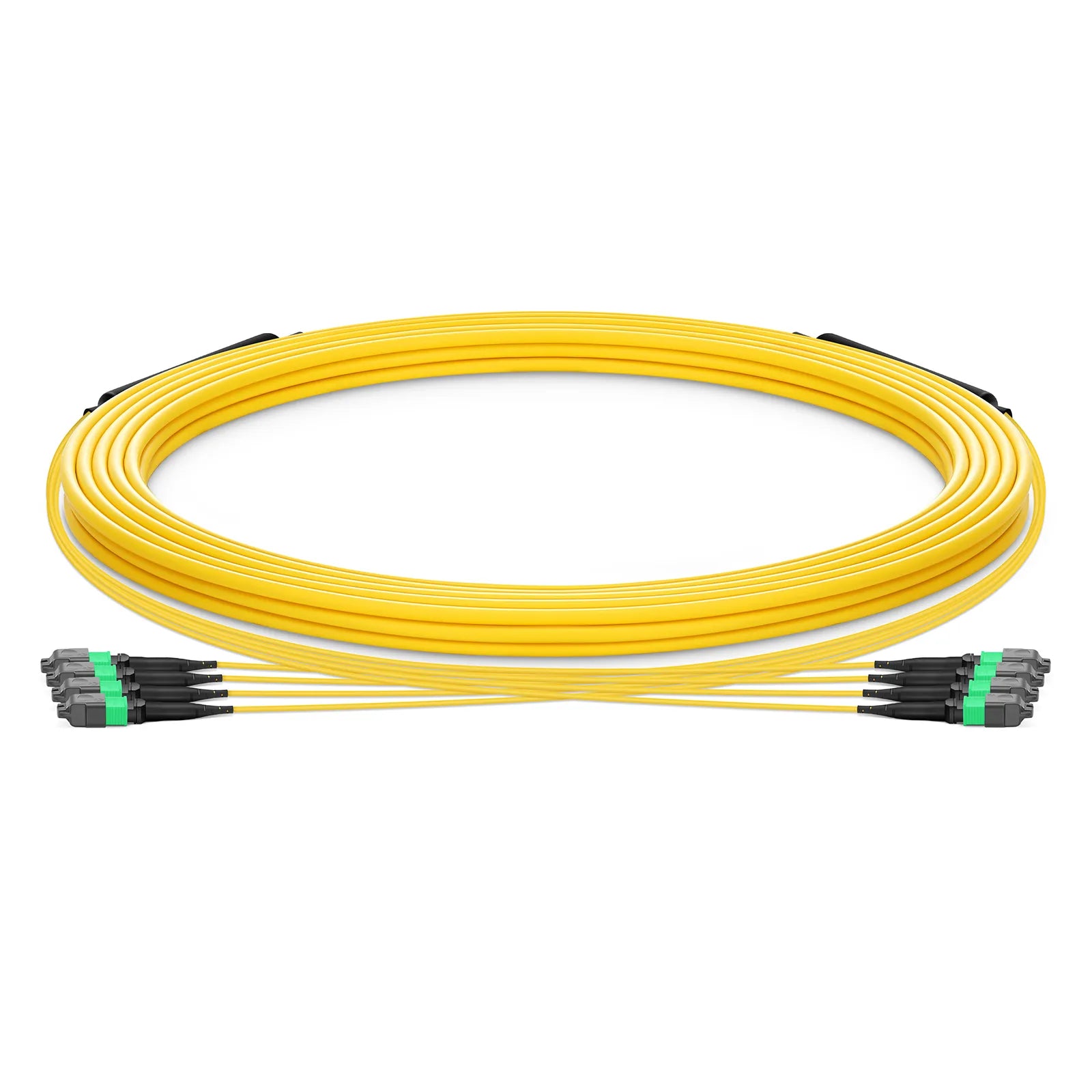 30m (98ft) MTP® Trunk Cable, MTP®-12 UPC (Female) to MTP®-12 UPC (Female), 48 Fibers, Multimode (OM4), Plenum (OFNP), 0.20dB Max, Type A, Double Jacket