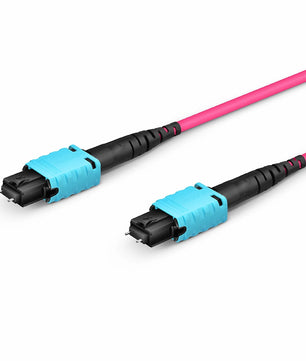 MTP® PRO Jumper, MTP® PRO-12 UPC (Male) to MTP® PRO-12 UPC (Male), 12 Fibers, Multimode (OM4), Plenum (OFNP), 0.35dB Max, Type B