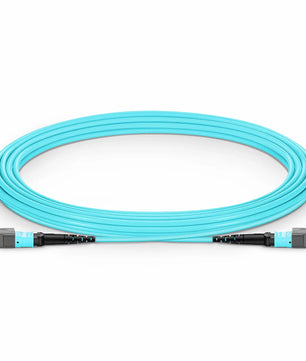 MTP® Jumper, MTP®-12 UPC (Female) to MTP®-12 UPC (Female), 12 Fibers, Multimode (OM3), Plenum (OFNP), 0.35dB Max, Type A