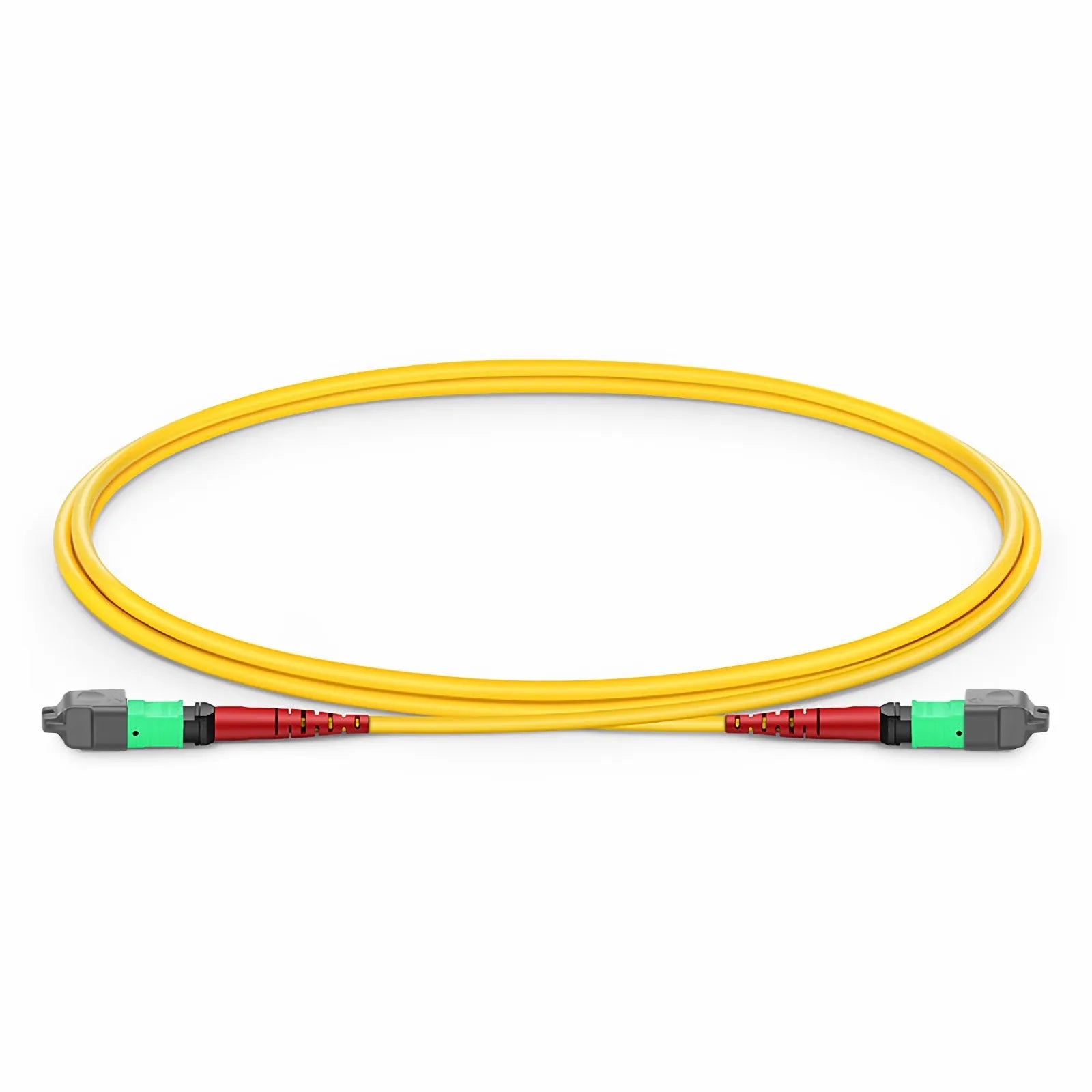 MTP® Jumper, MTP®-24 UPC (Female) to MTP®-24 UPC (Female), 24 Fibers, Multimode (OM4), Plenum (OFNP), 0.35dB Max, Type A