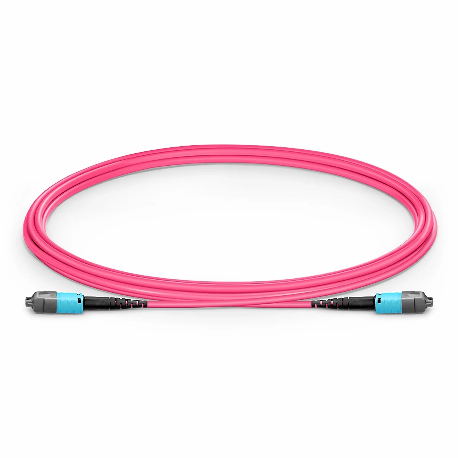 MTP® PRO Jumper, MTP® PRO-12 UPC (Male) to MTP® PRO-12 UPC (Male), 12 Fibers, Multimode (OM4), Plenum (OFNP), 0.35dB Max, Type B
