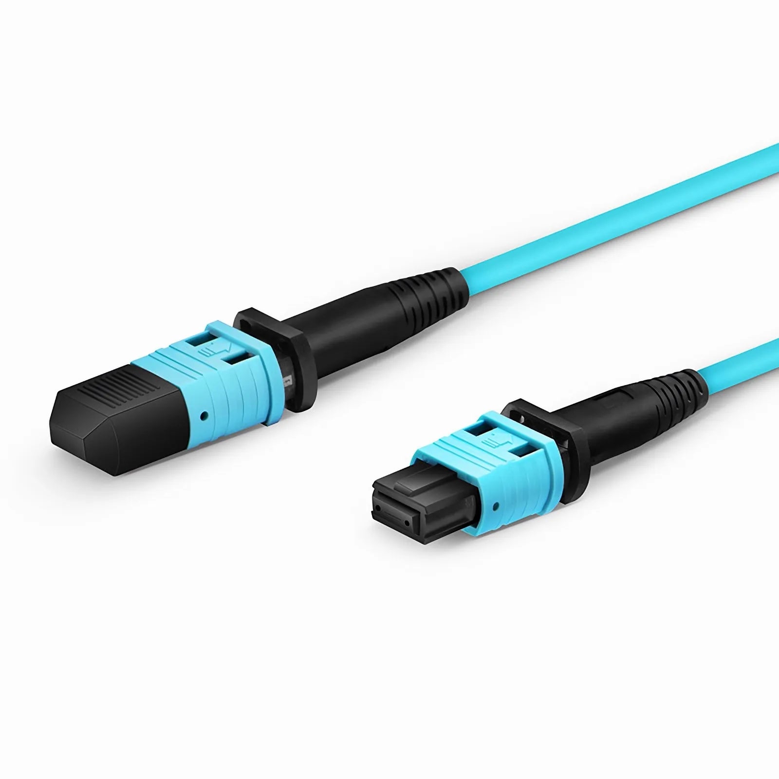 30m (98ft) MPO Jumper, Senko MPO-12 APC (Female) to MPO-12 APC (Female), 8 Fibers, Multimode (OM3), LSZH, 0.35dB Max, Type B