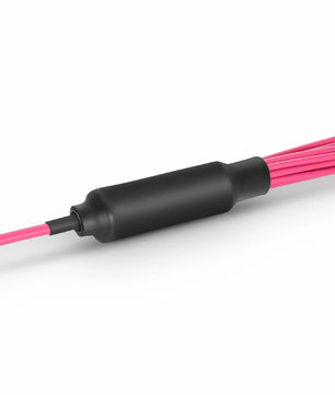 MTP® Harness, MTP®-16 APC (Female) to 8 x LC UPC Duplex, 16 Fibers, Multimode (OM4), Plenum (OFNP), 0.35dB Max, Crossover