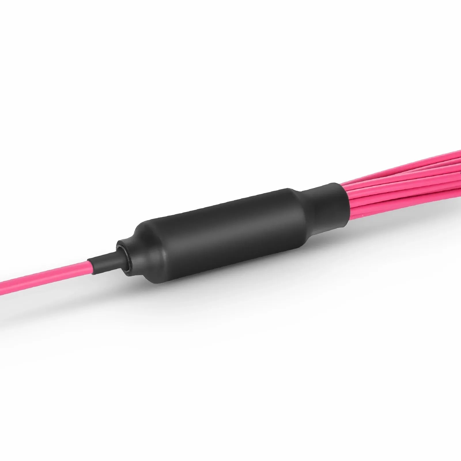 MTP® Harness, MTP®-16 APC (Female) to 8 x LC UPC Duplex, 16 Fibers, Multimode (OM4), Plenum (OFNP), 0.35dB Max, Crossover
