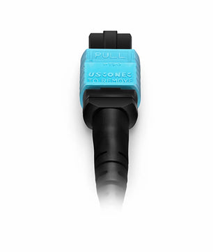 MTP® Jumper, MTP®-12 UPC (Female) to MTP®-12 UPC (Female), 12 Fibers, Multimode (OM3), Plenum (OFNP), 0.35dB Max, Type A