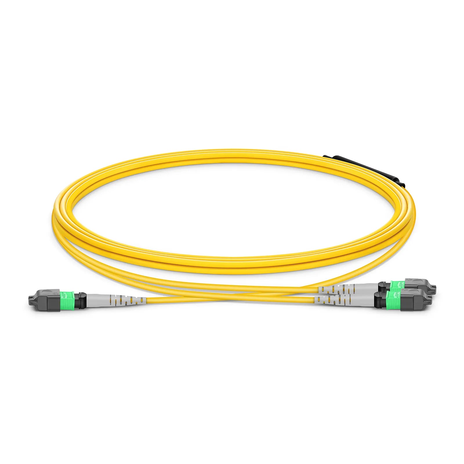 NVIDIA/Mellanox MFP7E20-N001 Compatible  MTP® Breakout Cable, MTP®-12 APC (Female) to 2 x MTP®-4 APC (Female), 8 Fibers, Multimode (OM4), Plenum (OFNP), 0.35dB Max, Type B, Magenta