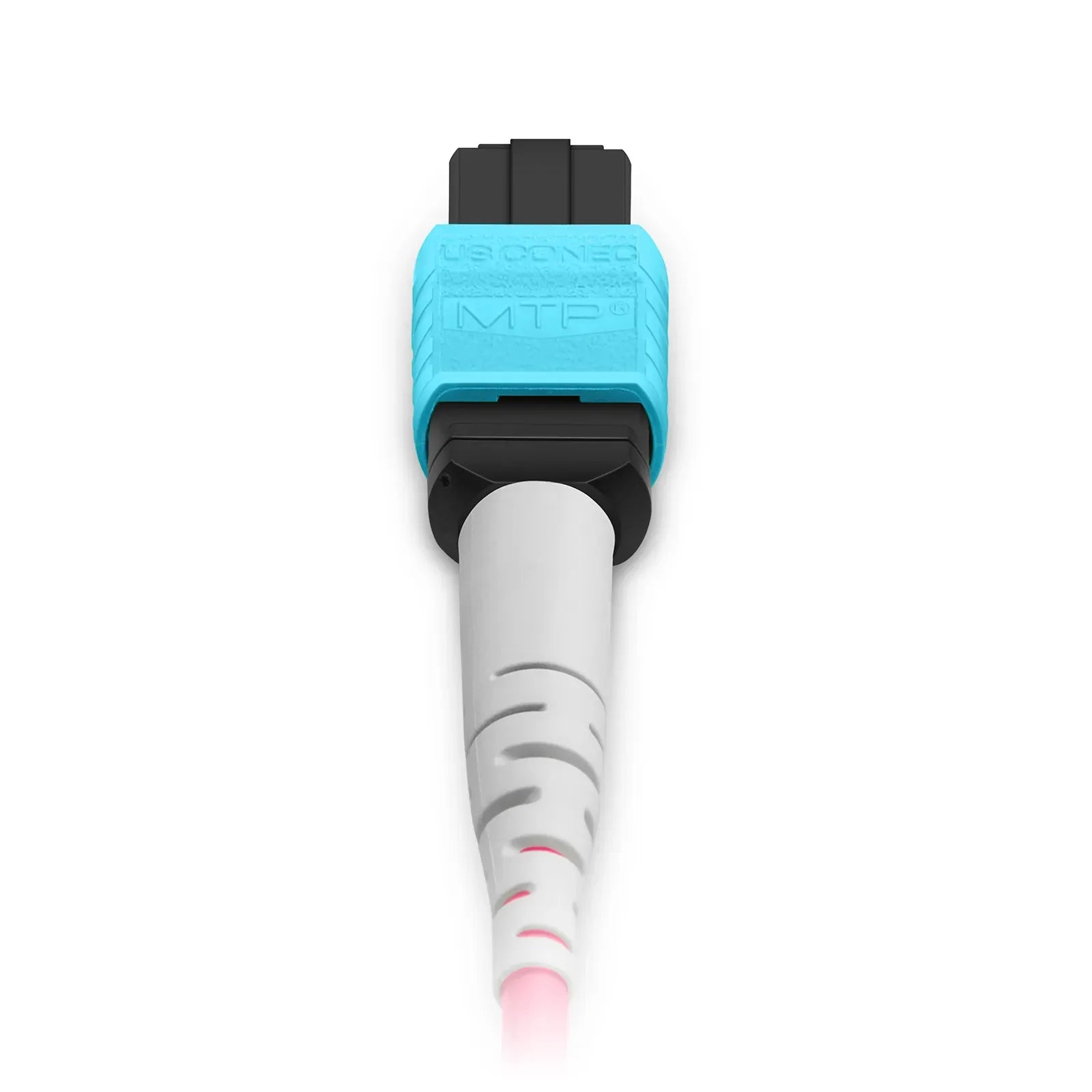 MTP® Harness, MTP®-8 UPC (Female) to 4 x LC UPC Duplex, 8 Fibers, Multimode (OM4), Plenum (OFNP), 0.35dB Max, Type B