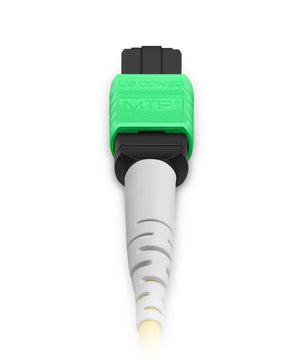 MTP® Harness, MTP®-8 APC (Female) to 4 MDC UPC Duplex, 8 Fibers, Single Mode (OS2), Plenum (OFNP), 0.35dB Max, Type B