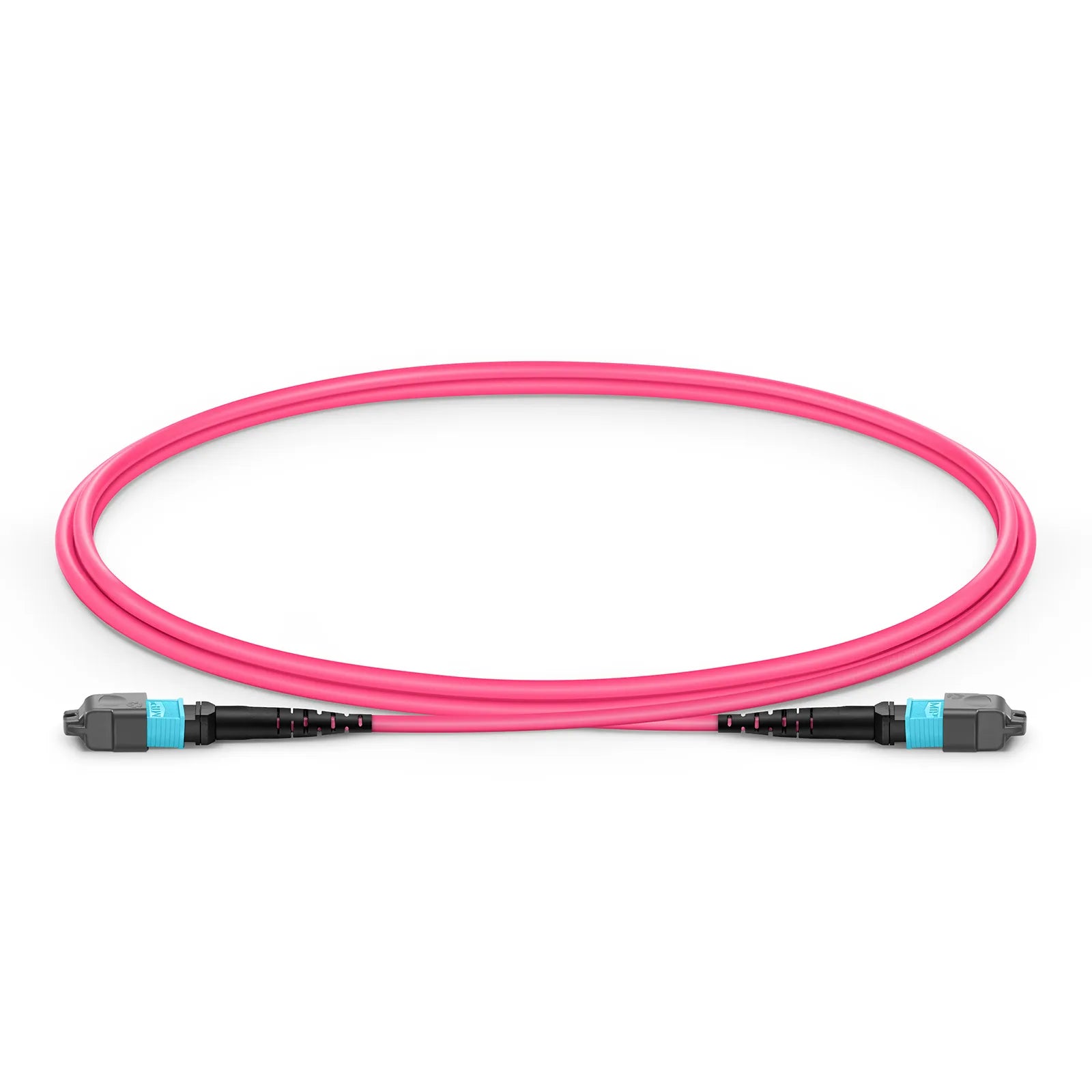 Customized MTP® Jumper, MTP®-12 APC (Female) to MTP®-12 APC (Female), 12 Fibers, Single Mode (OS2), Plenum (OFNP), 0.35dB Max, Type B
