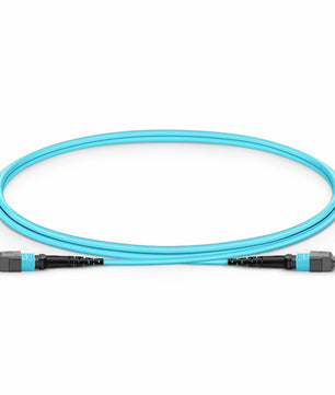 Customized MTP® Jumper, MTP®-12 APC (Female) to MTP®-12 APC (Female), 12 Fibers, Single Mode (OS2), Plenum (OFNP), 0.35dB Max, Type B