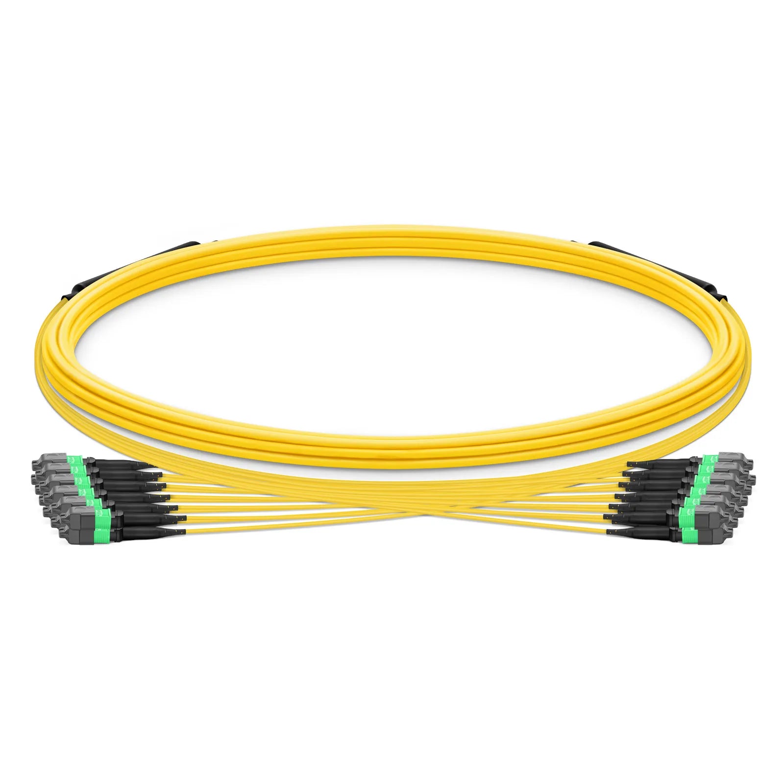 MTP® Trunk Cable, MTP®-12 UPC (Female) to MTP®-12 UPC (Female), 144 Fibers, Multimode (OM4), Plenum (OFNP), 0.20dB Max, Type B, Double Jacket